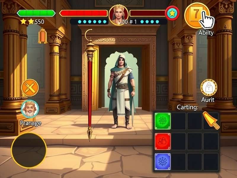 Sacred Journey Hero character customization screen showing traditional Indian outfits